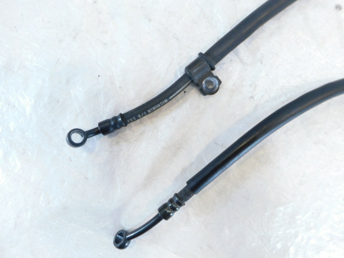 05-10 Yamaha Royal Star Tour Deluxe S XVZ13 Front Wheel Brake Hose Pipe Lines - C3 Cycle