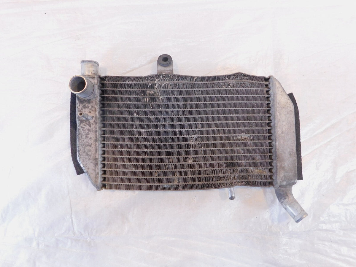 Honda Interceptor VFR800 VFR800A Left Engine Motor Coolant Radiator -Bent - C3 Cycle
