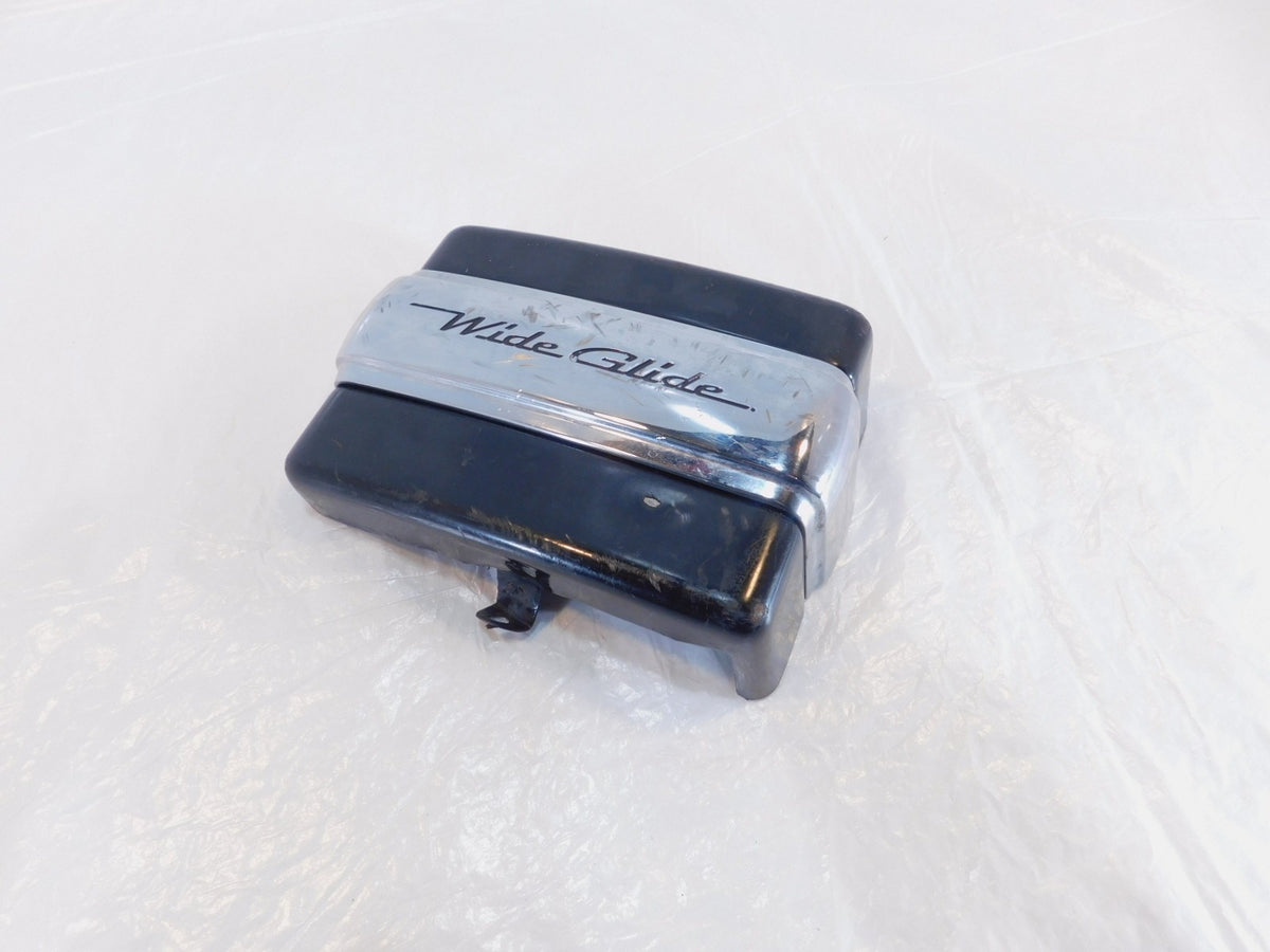 Harley Davidson Dyna Wide & Super Glide Chrome Battery Box Side Cover 66375-06 - C3 Cycle