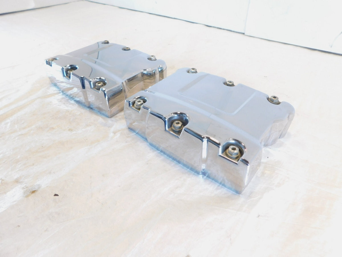 Harley Davidson Touring Dyna & Softail Chrome Cylinder Head Rocker Boxes - C3 Cycle