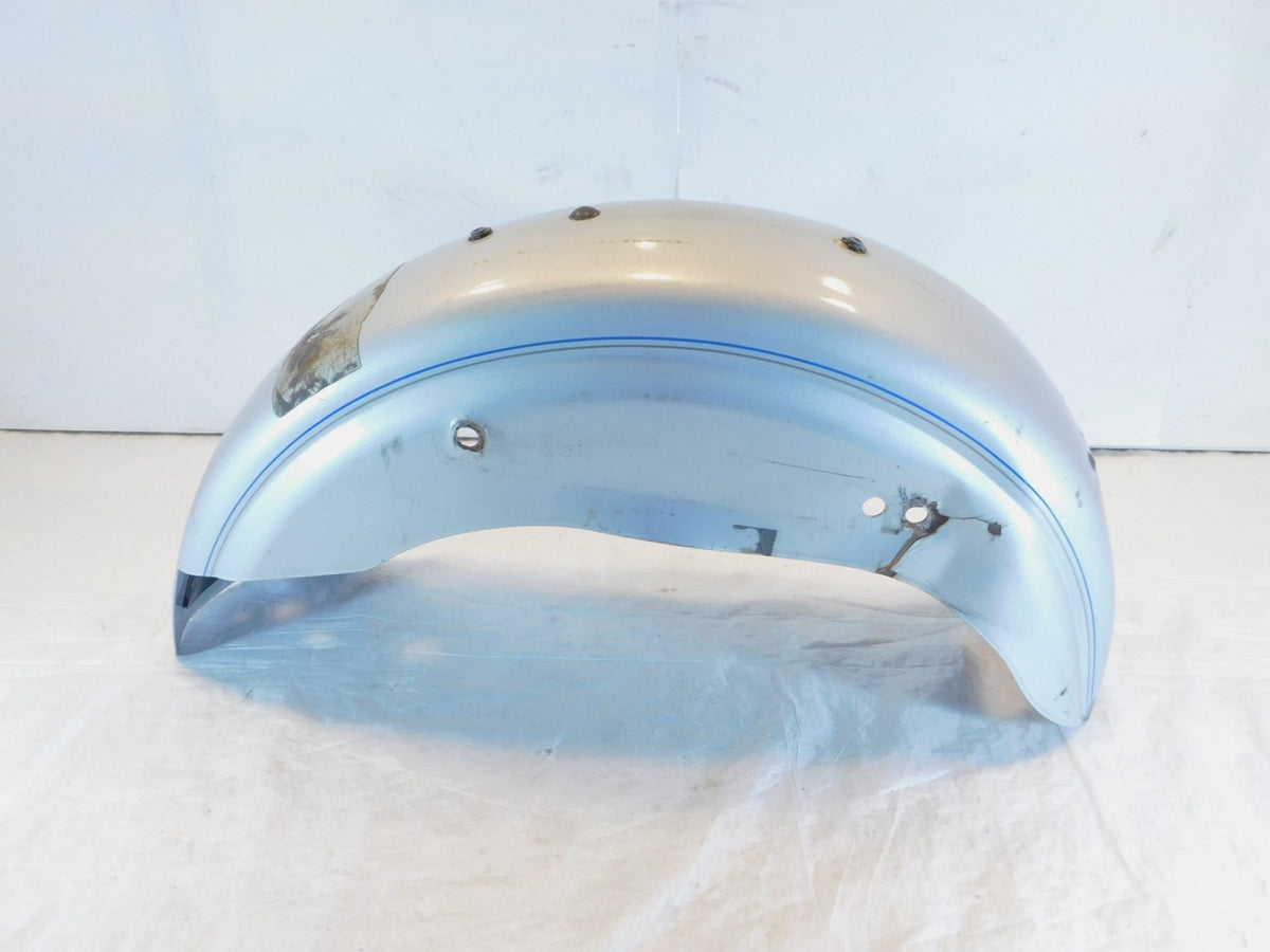 Harley Davidson Dyna Low Rider & Super Glide FXD Silver Rear Wheel Cover Fender - C3 Cycle