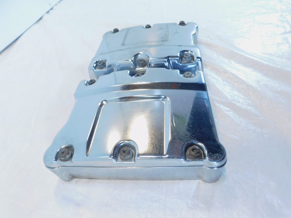 Harley Davidson Touring Dyna & Softail Chrome Cylinder Head Rocker Boxes - C3 Cycle