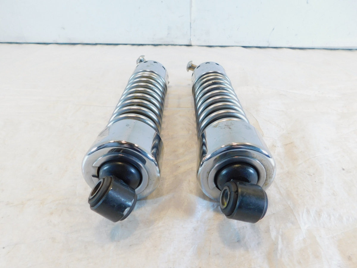 2001-2005 Harley Davidson Dyna FXDL Low Rider Chrome Rear Shock Absorbers - C3 Cycle
