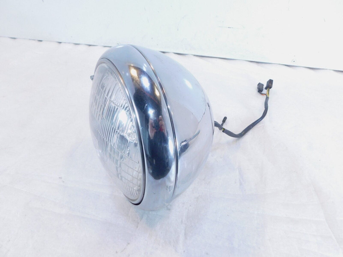 Harley Davidson Softail Heritage Classic & Fat Boy Chrome Headlight Headlamp - C3 Cycle