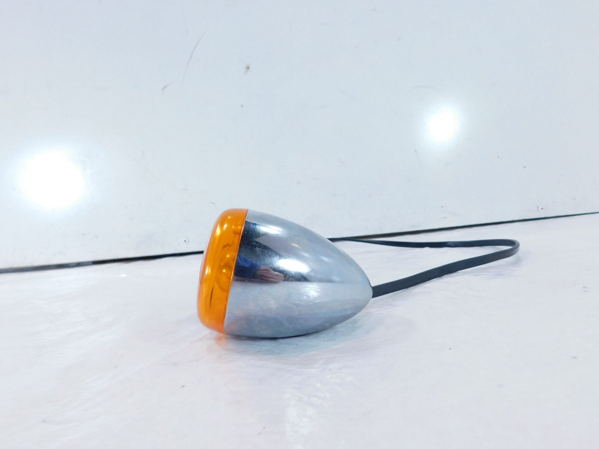 Harley Davidson Sportster Softail Dyna V-Rod Chrome Front Turn Signal Indicator - C3 Cycle