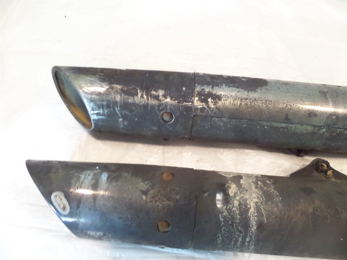 Honda GL1800 Goldwing 1800 OEM Exhaust Pipe Silencer Mufflers Cans w/ Tailpieces - C3 Cycle