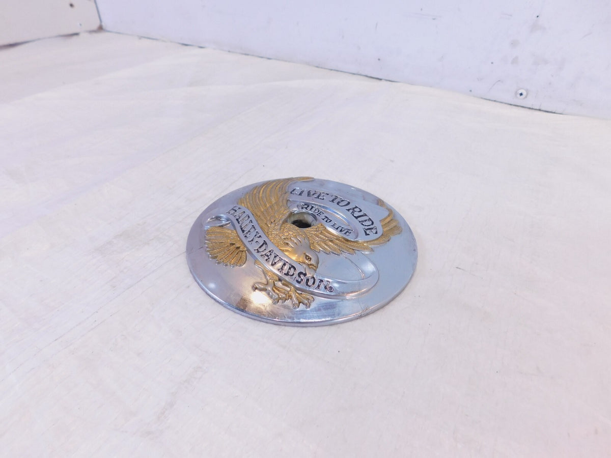 Harley Touring Softail Dyna Live to Ride Eagle Air Cleaner Filter Cover Insert - C3 Cycle