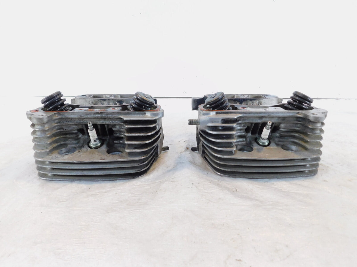Harley Davidson Sportster 883 Hugger & Custom Silver Cylinder Heads w/ Valves - C3 Cycle