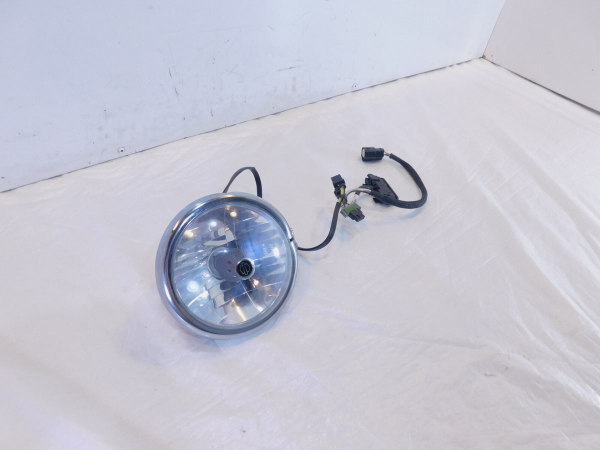 2011-2013 Harley Davidson Softail Blackline Front Headlight Head Lamp & Harness - C3 Cycle