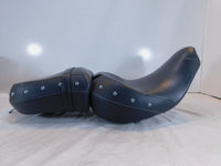 Indian Chief Chieftain Dark Horse Black Front Rider Rear Passenger Pillion Seats - C3 Cycle