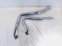 Harley Davidson Dyna Vance & Hines Chrome Engine Exhaust System Header Pipes - C3 Cycle