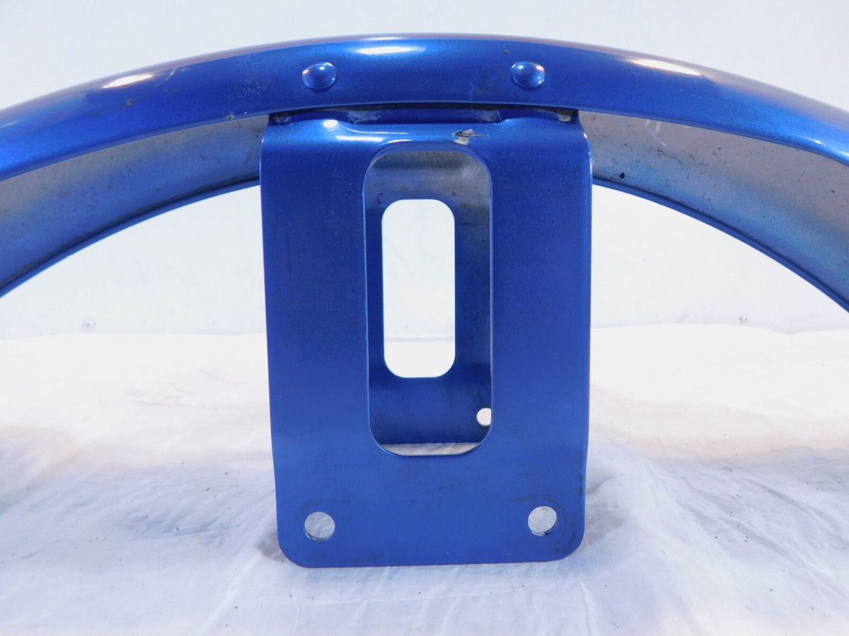 Harley Davidson Sportster 883 & 1200 & Dyna Silver Blue Front Wheel Cover Fender - C3 Cycle