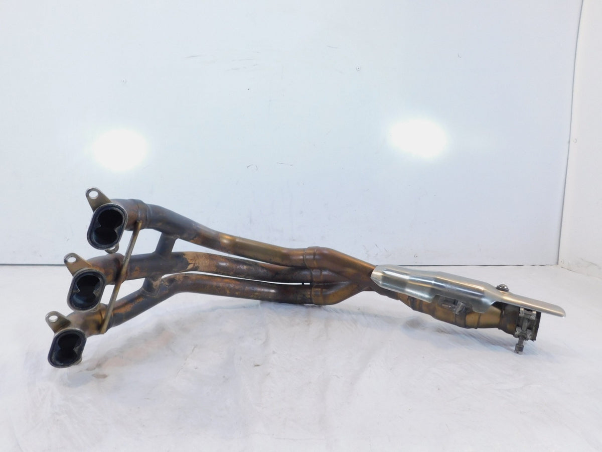 2007-2012 Triumph Tiger 1050 SE Front Exhaust Header Muffler Manifold Pipes - C3 Cycle