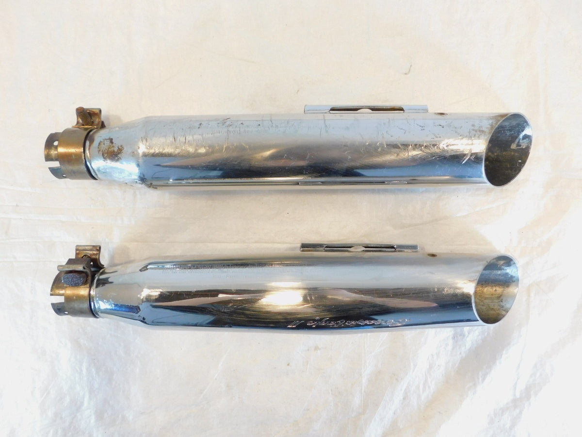 Harley Dyna Super Glide & Low Rider Screamin Eagle Exhaust Header Pipe Mufflers - C3 Cycle