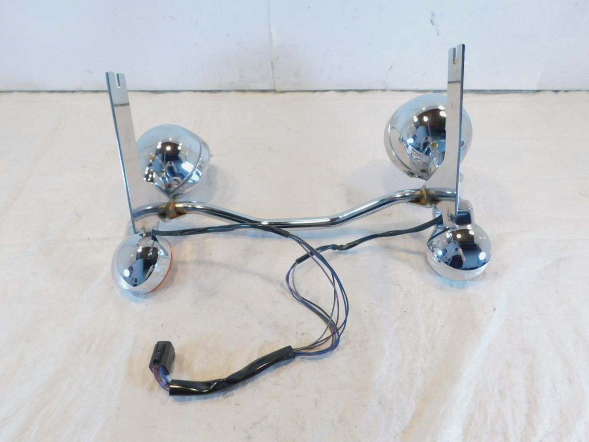 Harley Davidson Touring Road King & Electra Glide Fog Auxiliary Light Bar - C3 Cycle