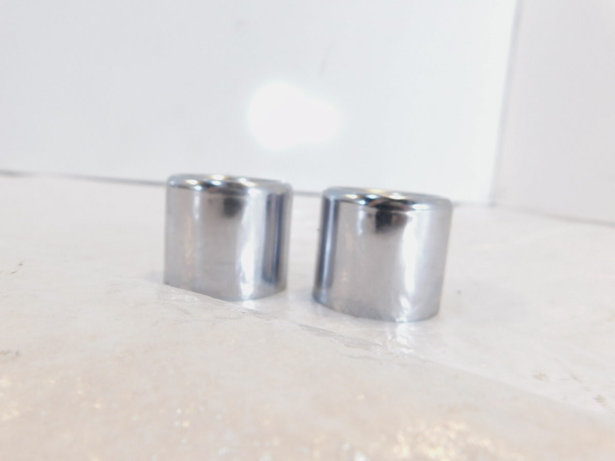 1986 1987 Harley Davidson Sportster XLH 1100 Chrome Upper Top Shock Bolt Covers - C3 Cycle