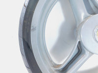 2002 MZ Skorpion Tour MZ660 660cc Cast Silver Front Wheel Rim 17"x3" -Bent
