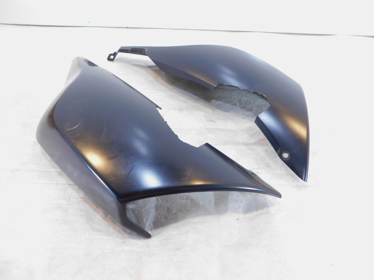 BMW K1200S K1300S Black Left/Right Rear Tail Section Trim Fairing Cowling Covers - C3 Cycle