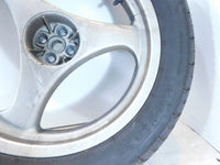 1984-1996 BMW K75 K75C K75S K75RT K100 Silver Cast Rear Wheel Rim & Tire - 3x17" - C3 Cycle