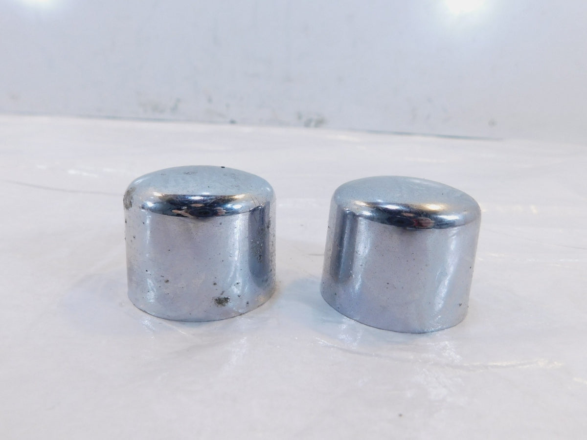 Harley Davidson Touring Dyna Softail Sportster Chrome Front Axle Nut Covers - C3 Cycle