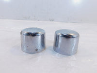 Harley Davidson Touring Dyna Softail Sportster Chrome Front Axle Nut Covers - C3 Cycle