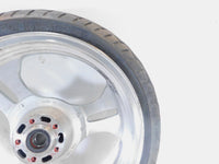 02-03 Kawasaki Vulcan 1500 VN1500 Mean Streak Front Silver Wheel Rim -For Parts - C3 Cycle
