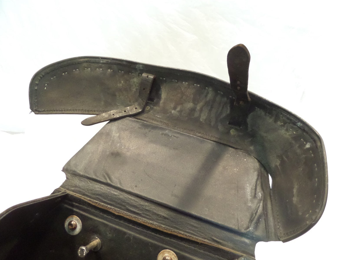 01 2001 Indian Gilroy Scout Right Rear Black Luggage Bag Saddlebag Saddle bag - C3 Cycle