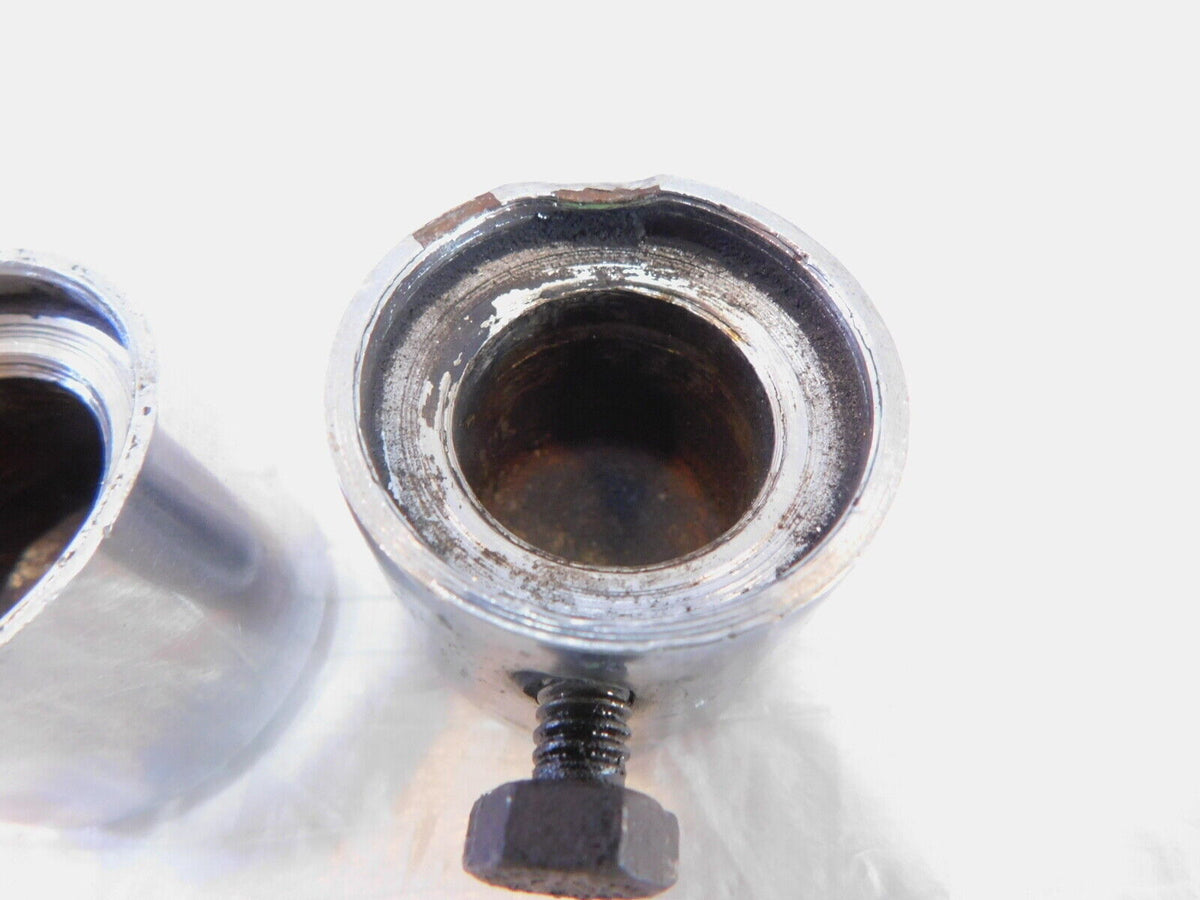 Pair Harley Davidson Touring Dyna Softail & Sportster Front Axle Nut Covers