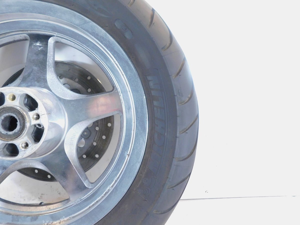 Harley Davidson Touring Road Street & Electra Glide Chrome Rear Wheel Rim & Tire - C3 Cycle