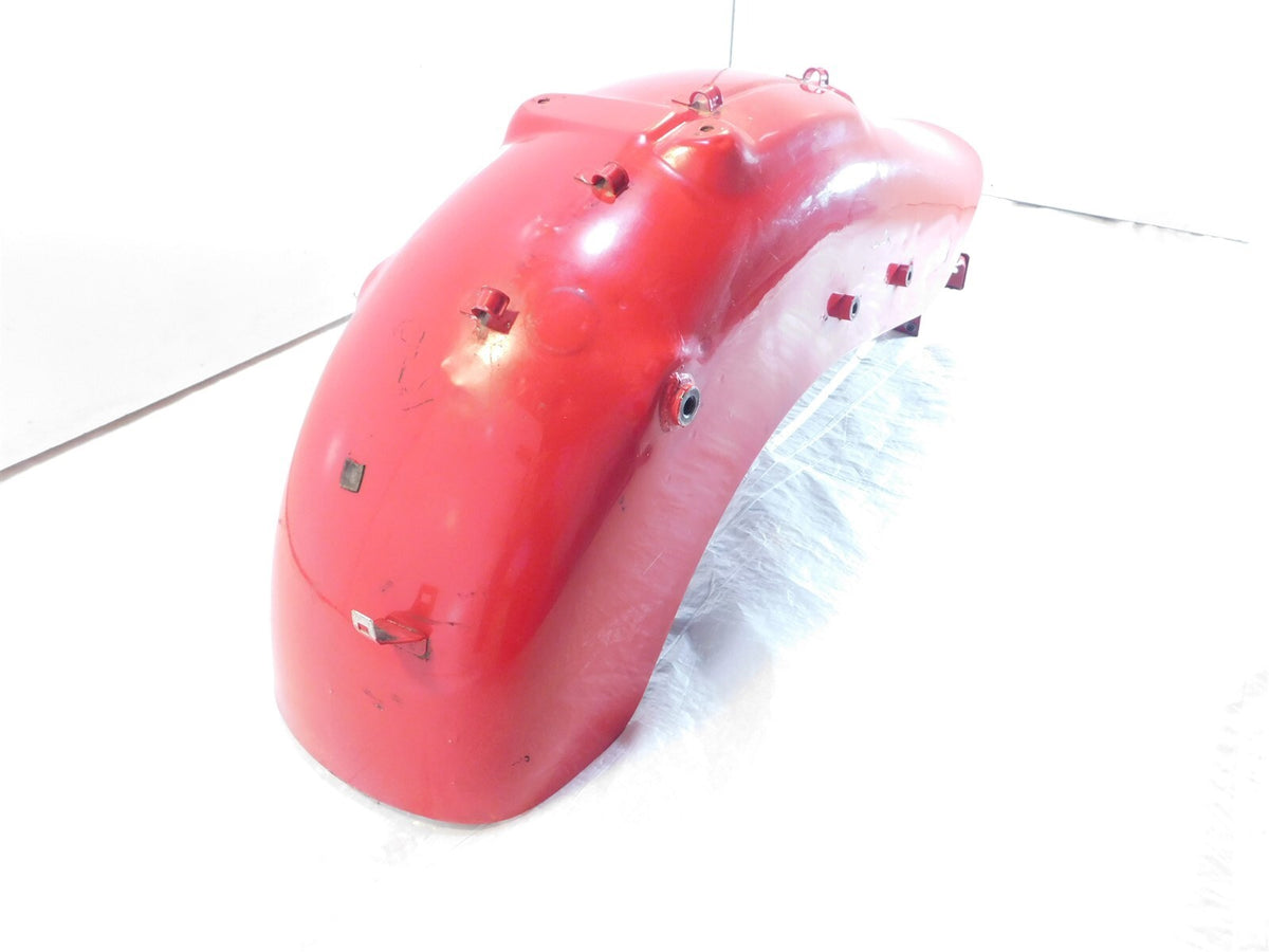 1998-2007 Honda VT1100 Shadow 1100 Red & White Rear Wheel Mudguard Cover Fender - C3 Cycle