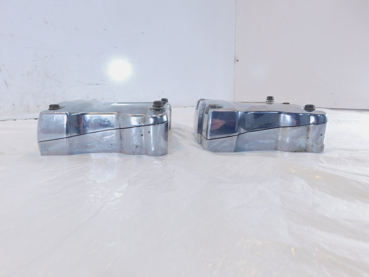 Harley Davidson Touring Dyna & Softail Chrome Cylinder Head Rocker Boxes - C3 Cycle