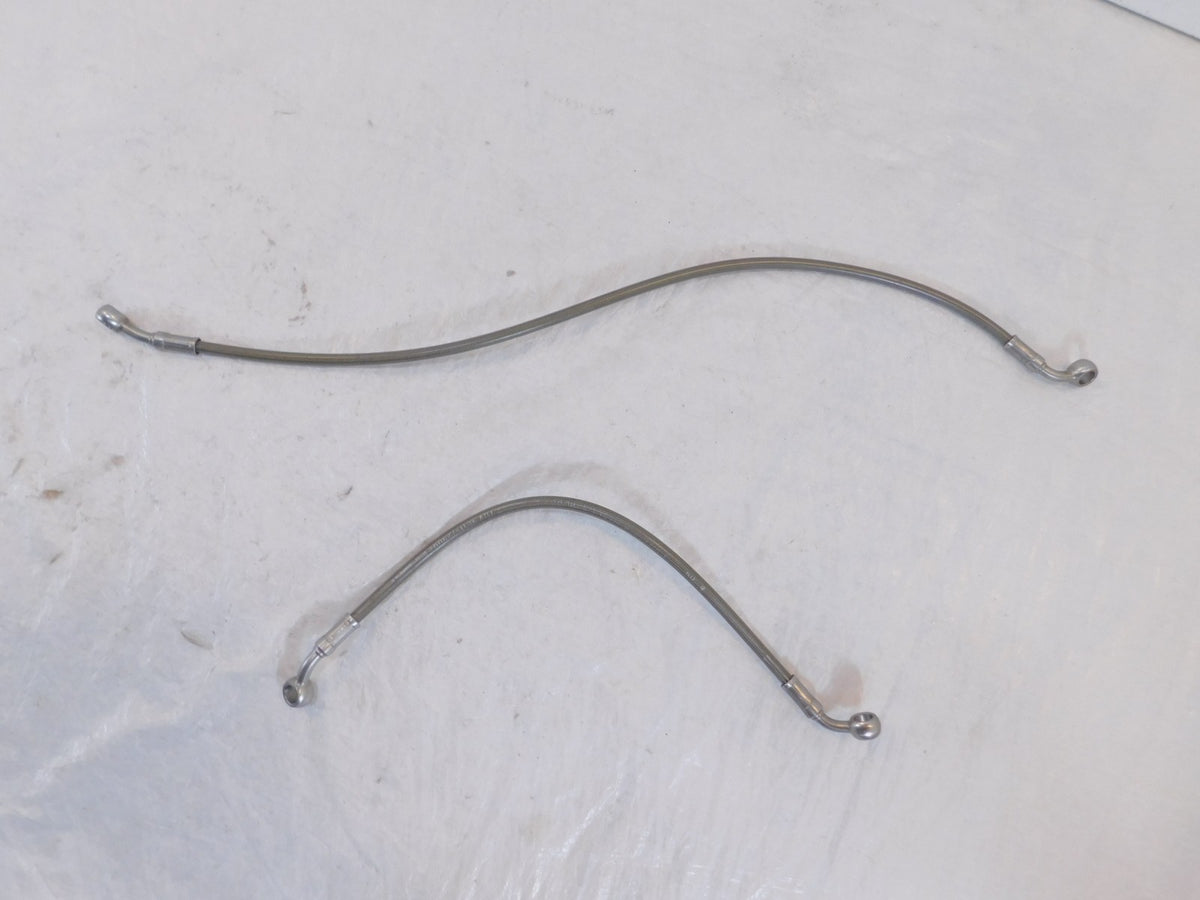 2001-2005 BMW F650CS F650 CS Braided Front Wheel ABS Brake Hose Pipe Lines - C3 Cycle