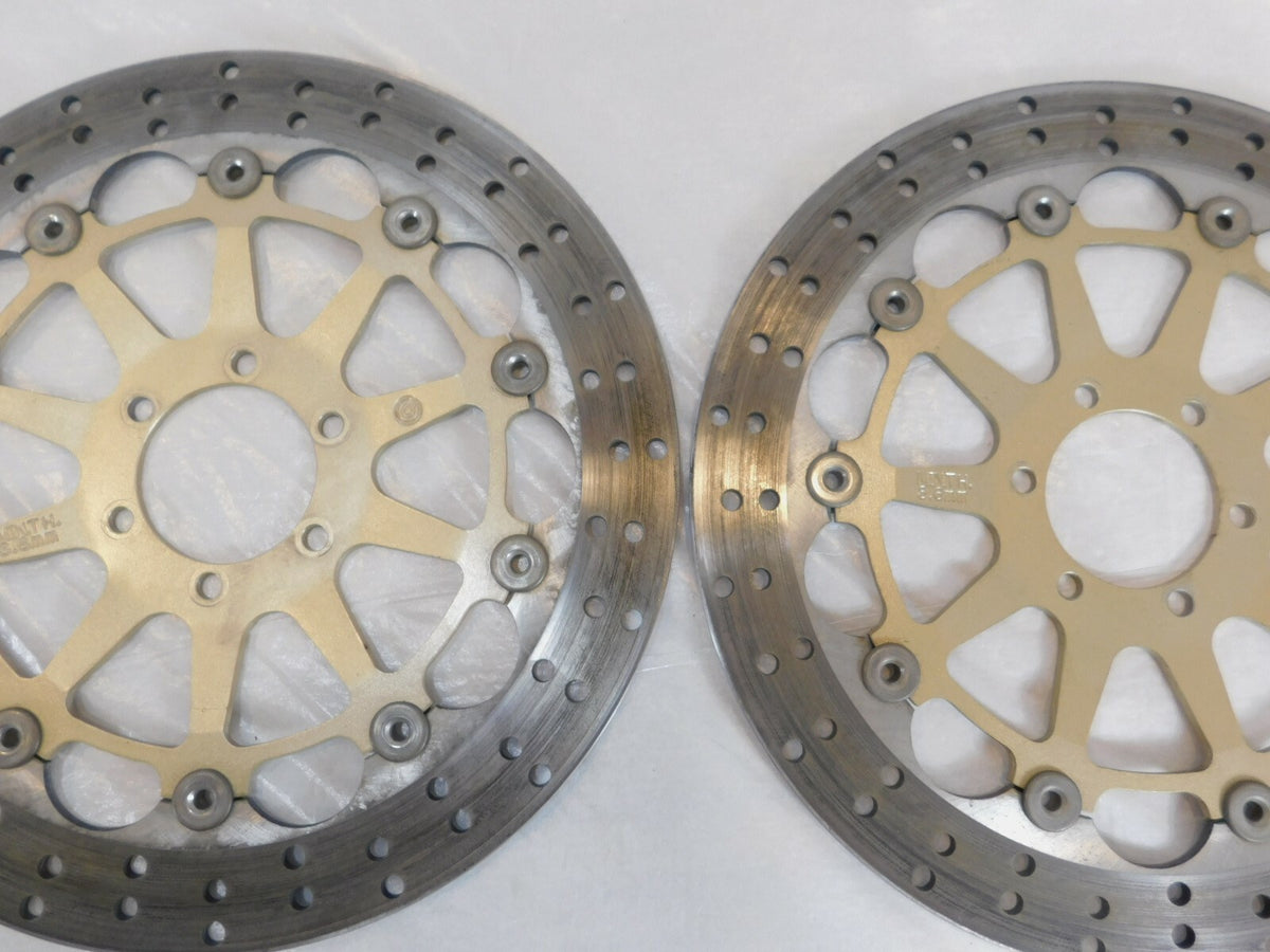 2016 16 Victory Brammo Empulse TT Front Wheel Left & Right Brake Disc Rotors - C3 Cycle