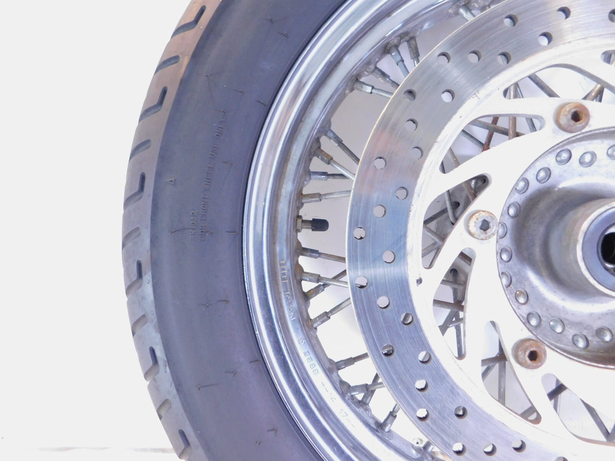 Yamaha V-Star 650 XVS650 Classic Silverado Laced Front Wheel Rim & Brake Rotor - C3 Cycle