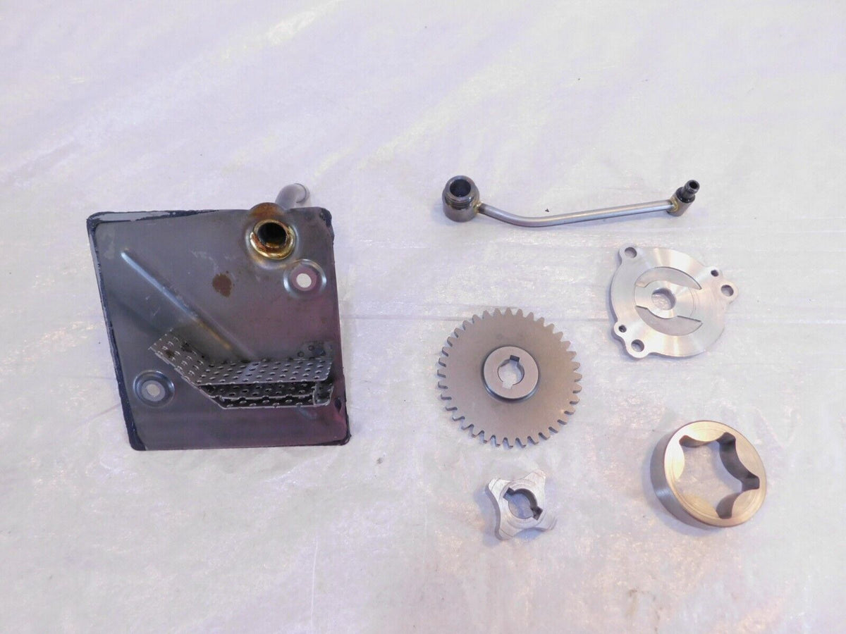 Kawasaki Ninja ZX6 ZX600 ZZR600 Engine Oil Crankcase Separator Plate Pump Gears - C3 Cycle