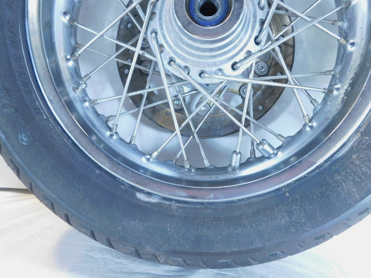 Victory V92 Deluxe & Touring Cruiser Laced Front Wheel Rim Rotor & Tire 16" x 3" - C3 Cycle