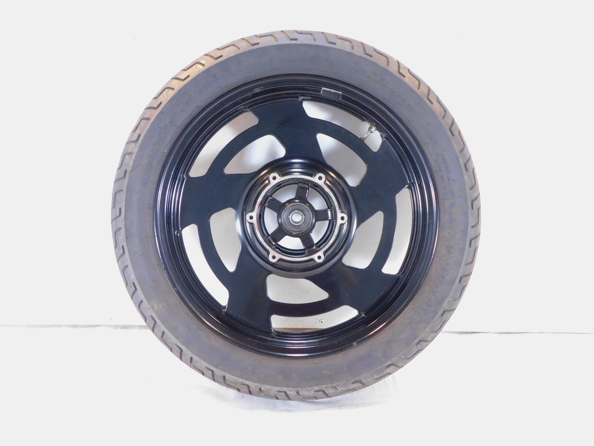 1988 1989 1990 Yamaha V-Max 1200 VMX12 OEM Black Cast Front Wheel Rim & Tire - C3 Cycle