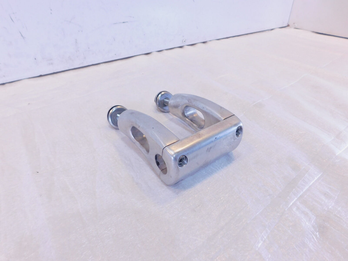 2001  Indian Centennial Scout Front Fork Handlebar Riser Mount Brackets - C3 Cycle