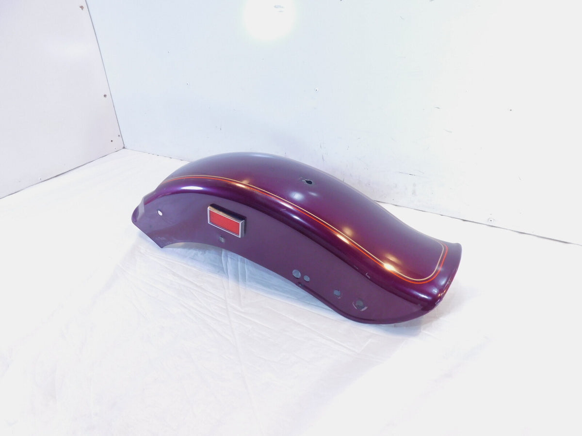 1997-1999 Harley Davidson Softail Custom Springer Purple Rear Wheel Cover Fender - C3 Cycle