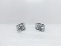 Harley Touring FXR Dyna Sportster & Softail Chrome & Rubber Footpegs Footrests - C3 Cycle