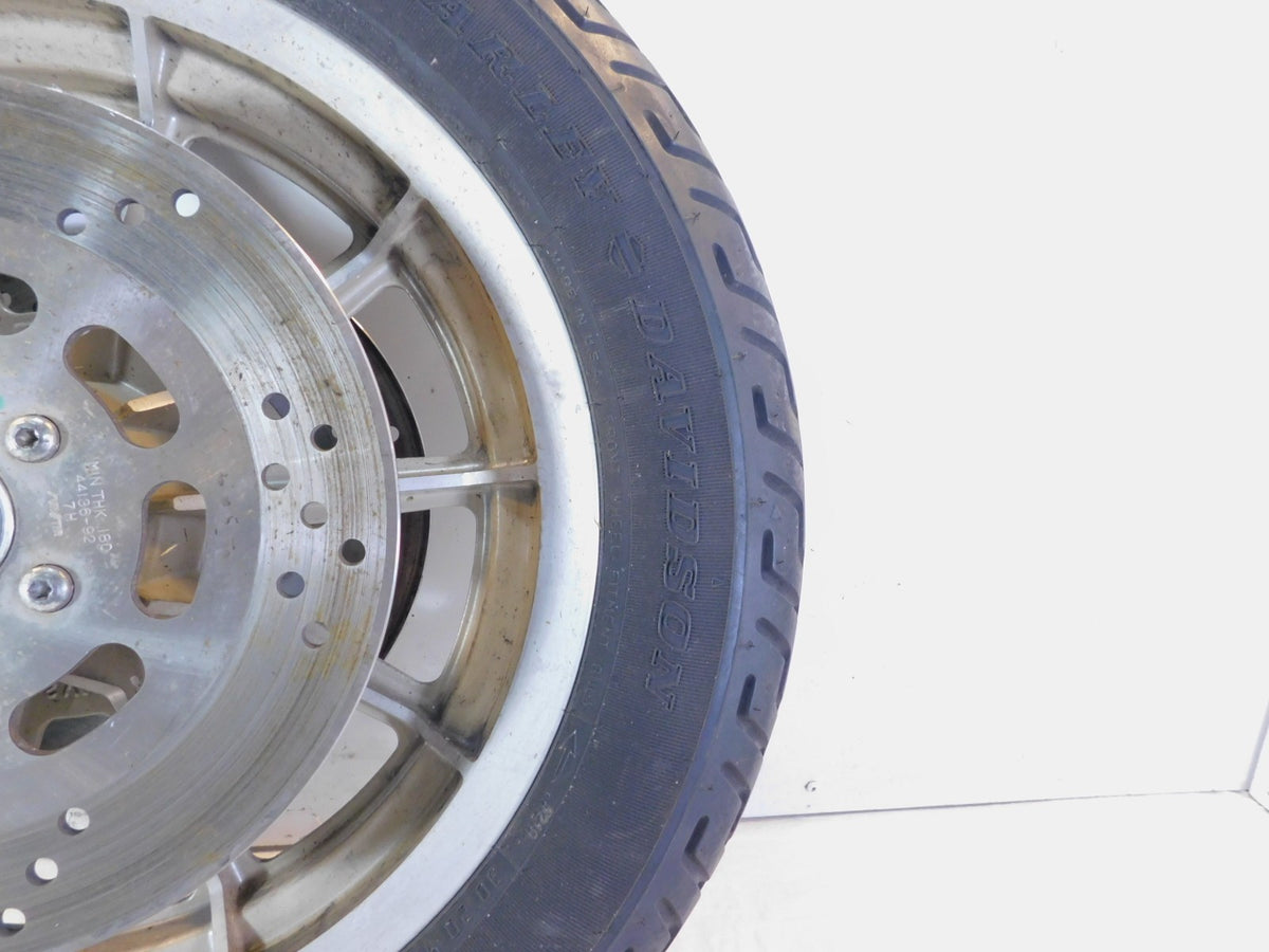 98 Harley Davidson 95th Anniversary Electra Glide Classic Front Wheel Rim & Tire - C3 Cycle