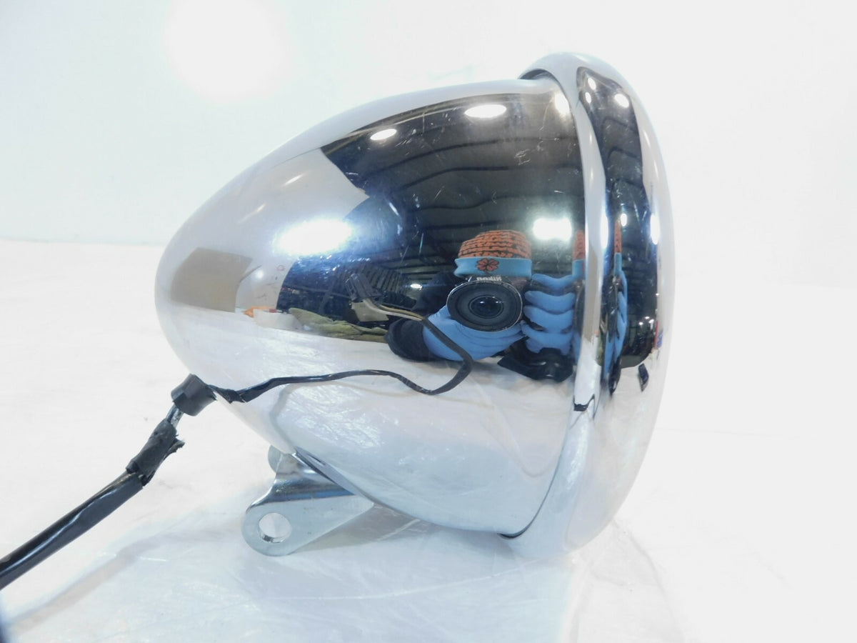 Dented Harley Dyna V-Rod VRSCD Night Rod Chrome Front Headlight Bucket Housing