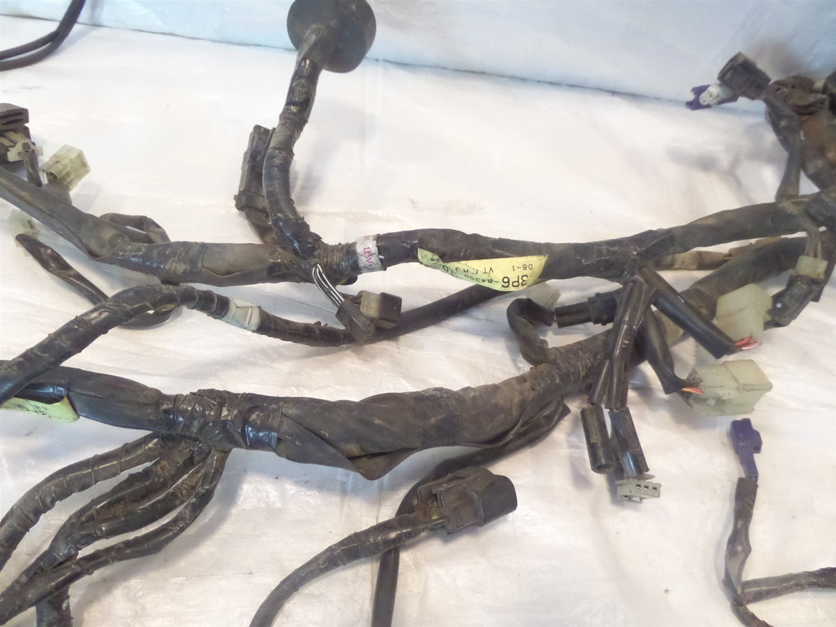 2008 08 Yamaha FJR1300 FJR1300A Main Wiring Harness Wiring Loom 3P6-82590-61-00 - C3 Cycle