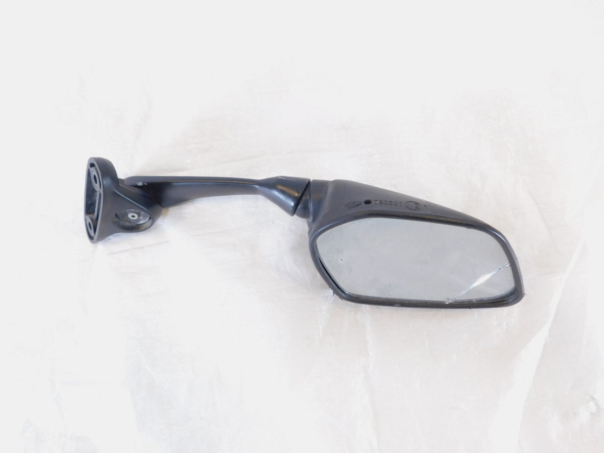 2019-2022 Yamaha YZFR3 YZF R3 Black Front Left Side Rear View Mirror- Cracked - C3 Cycle