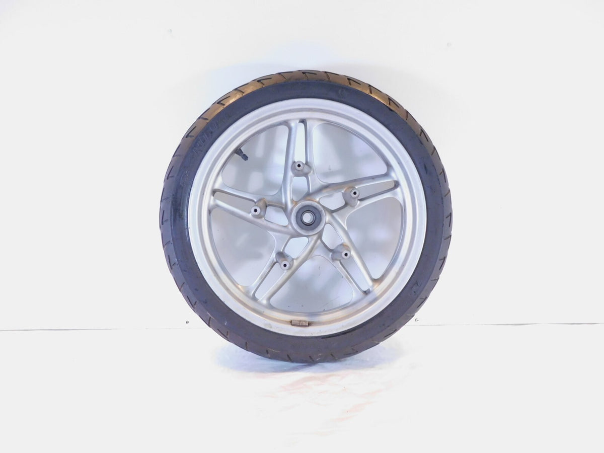 BMW K1200GT K1200RS R1100S R1150R Cast Silver Front Wheel Rim & Tire - Straight - C3 Cycle