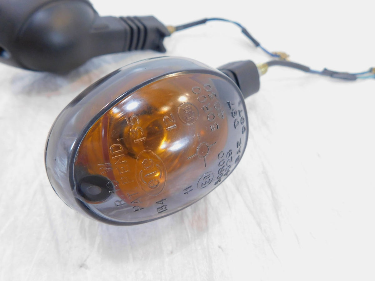 Buell XB XB9 XB12 Lightning Ulysses & Blast Black Front Turn Signal Indicators - C3 Cycle