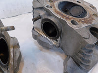 Harley Davidson Sportster 883 Hugger & Custom Silver Cylinder Heads w/ Valves - C3 Cycle