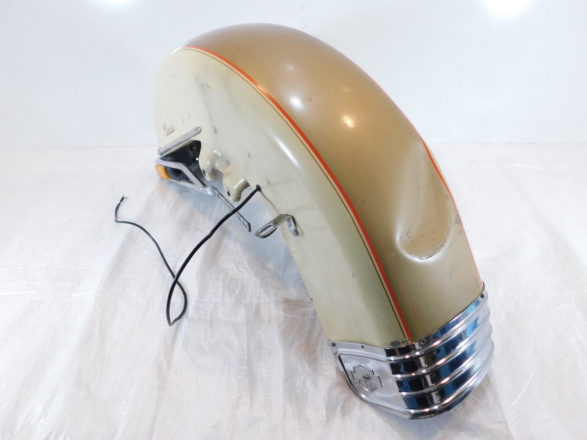 Harley Davidson EVO Touring Electra Glide Tan Front Wheel Cover Fender - C3 Cycle
