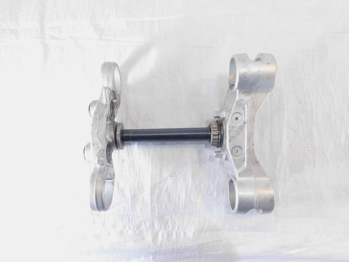 11-16 Aprilia Shiver 750 SL750 Front Fork Upper/Lower Triple Trees Steering Stem - C3 Cycle
