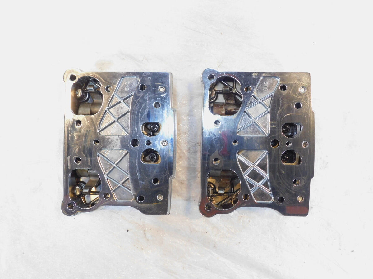 Harley Davidson Touring Dyna & Softail Chrome Cylinder Head Rocker Boxes